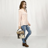 LC-ADBGA427A Jewelry Case Genuine Western Leather Women Bag