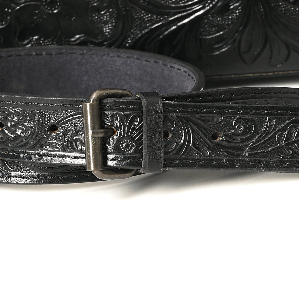 American Darling Hand-Tooled Western Leather Crossbody Bag - Genuine Floral Carved Artisan Purse