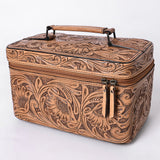 ADBG1251 Hand-Tooled Leather Jewelry Case - Western Organizer by American Darling
