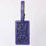 ADBG1462 Hand-Tooled Leather Card Holder - Western Floral Design by American Darling