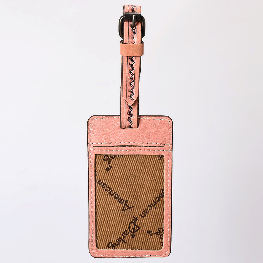 ADBG1462 Hand-Tooled Leather Card Holder - Western Floral Design by American Darling