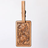 ADBG1462 Hand-Tooled Leather Card Holder - Western Floral Design by American Darling