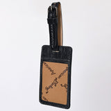 ADBG1462 Hand-Tooled Leather Card Holder - Western Floral Design by American Darling