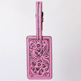 ADBG1462 Hand-Tooled Leather Card Holder - Western Floral Design by American Darling