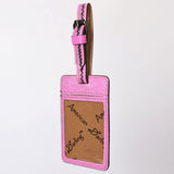 ADBG1462 Hand-Tooled Leather Card Holder - Western Floral Design by American Darling