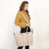 ADBG1480 Tote Hand Tooled Genuine Western Leather Women Bag