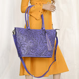 ADBG1480 Tote Hand Tooled Genuine Western Leather Women Bag