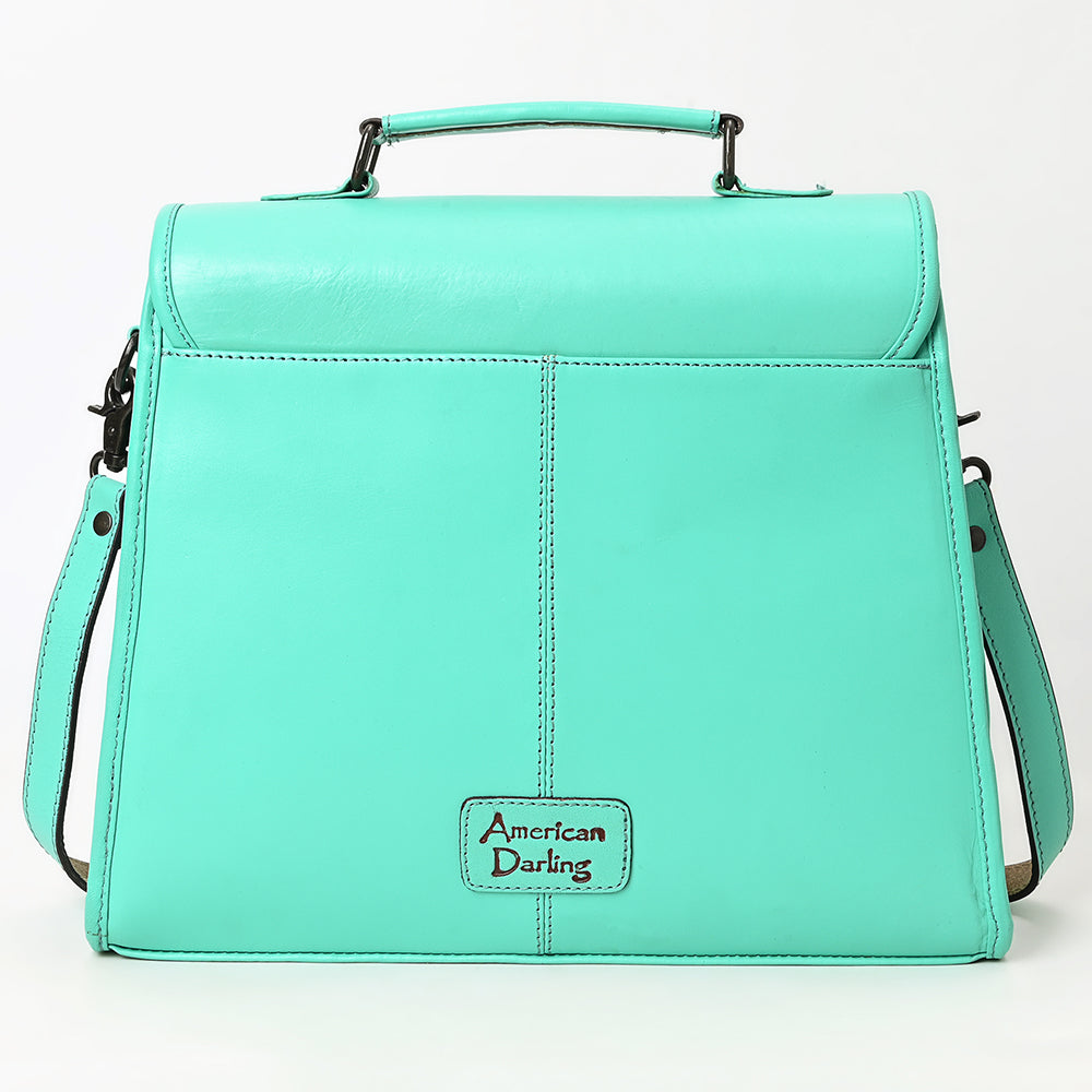 ADBGZ841 Hand-Tooled Genuine Leather Western Tote Bag - American Darling