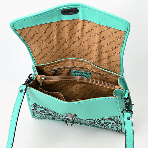 ADBGZ841 Hand-Tooled Genuine Leather Western Tote Bag - American Darling