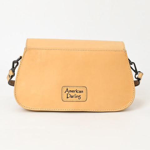 ADBGZ845 Hand-Tooled Genuine Leather Western Crossbody Bag - American Darling