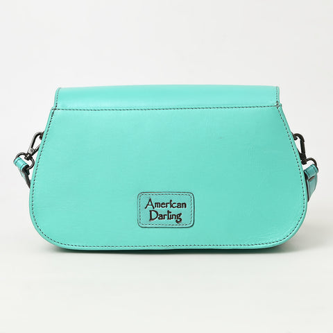 ADBGZ845 Hand-Tooled Genuine Leather Western Crossbody Bag - American Darling