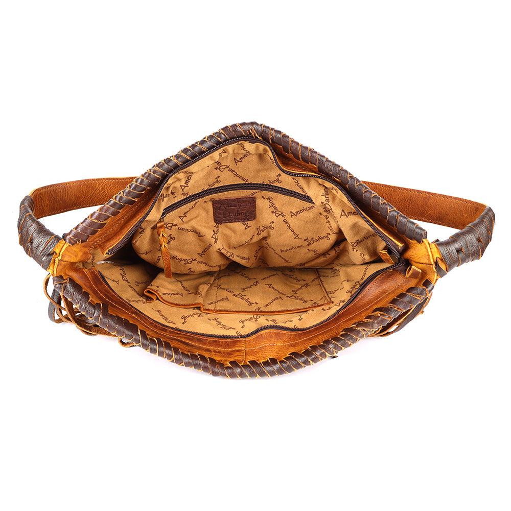 LC-ADBGM422A Hobo Hand Tooled Genuine Western Leather Women Bag