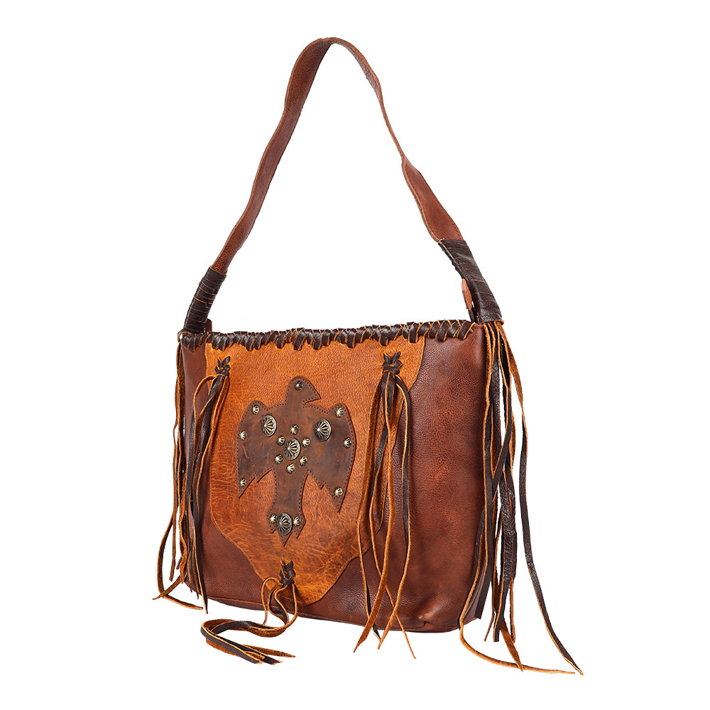 LC-ADBGM422A Hobo Hand Tooled Genuine Western Leather Women Bag