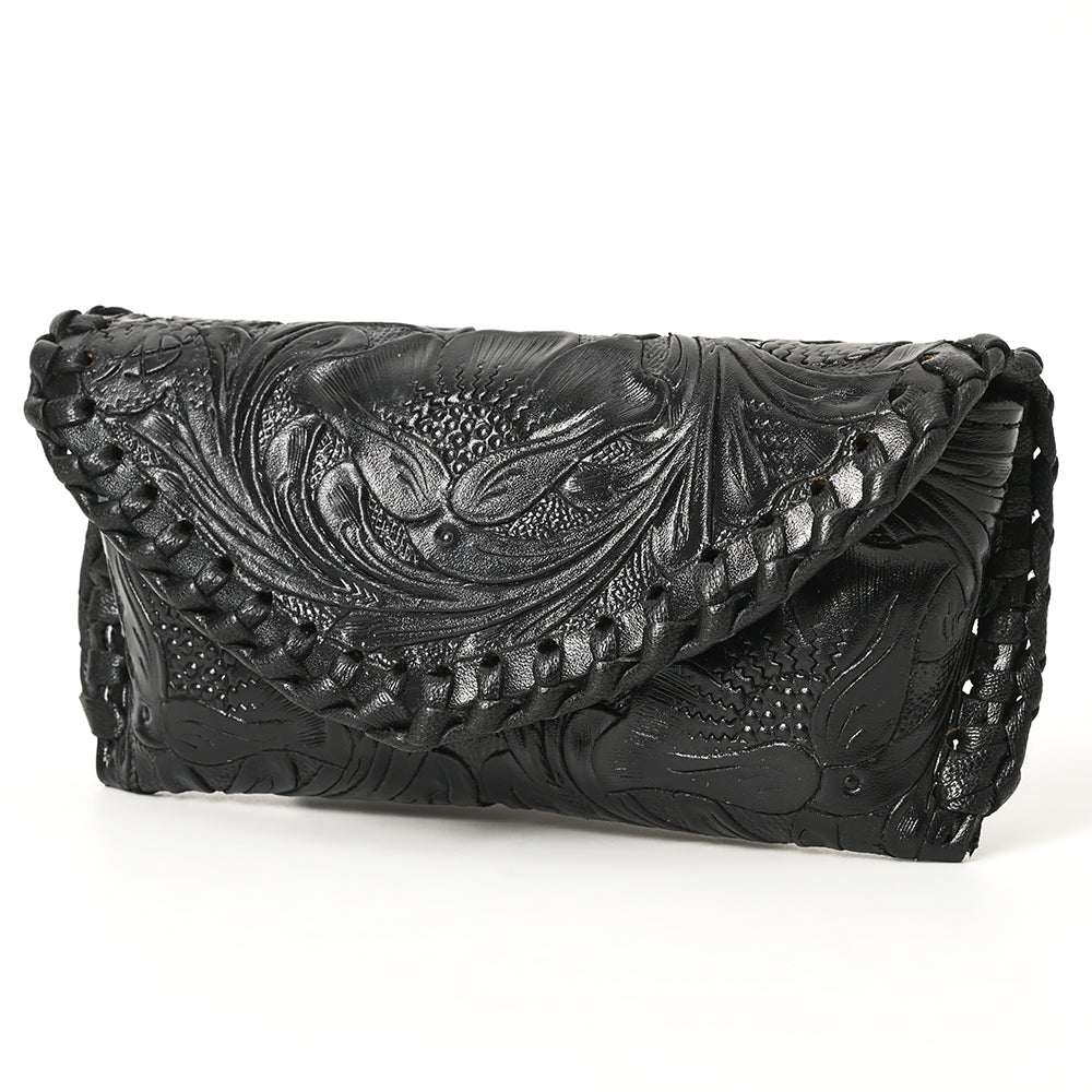 American Darling Hand Tooled Genuine Leather Western Sunglass Case