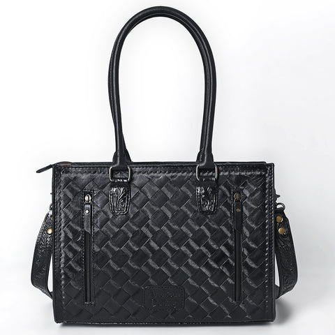 American Darling Hand-Tooled Genuine Leather Western Tote Bag for Women | Floral Carved Everyday Tote