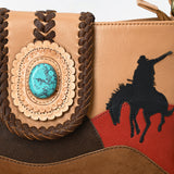 ADBGM467 Crossbody Genuine Leather women bag western handbag purse