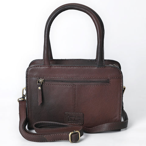 American Darling Hand Tooled Hair-On Cowhide Genuine Leather Tote Bag