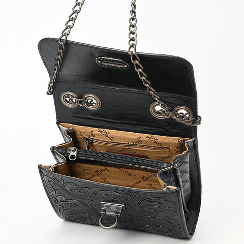 American Darling Hand-Tooled Genuine Leather Western Small Cross Body Bag