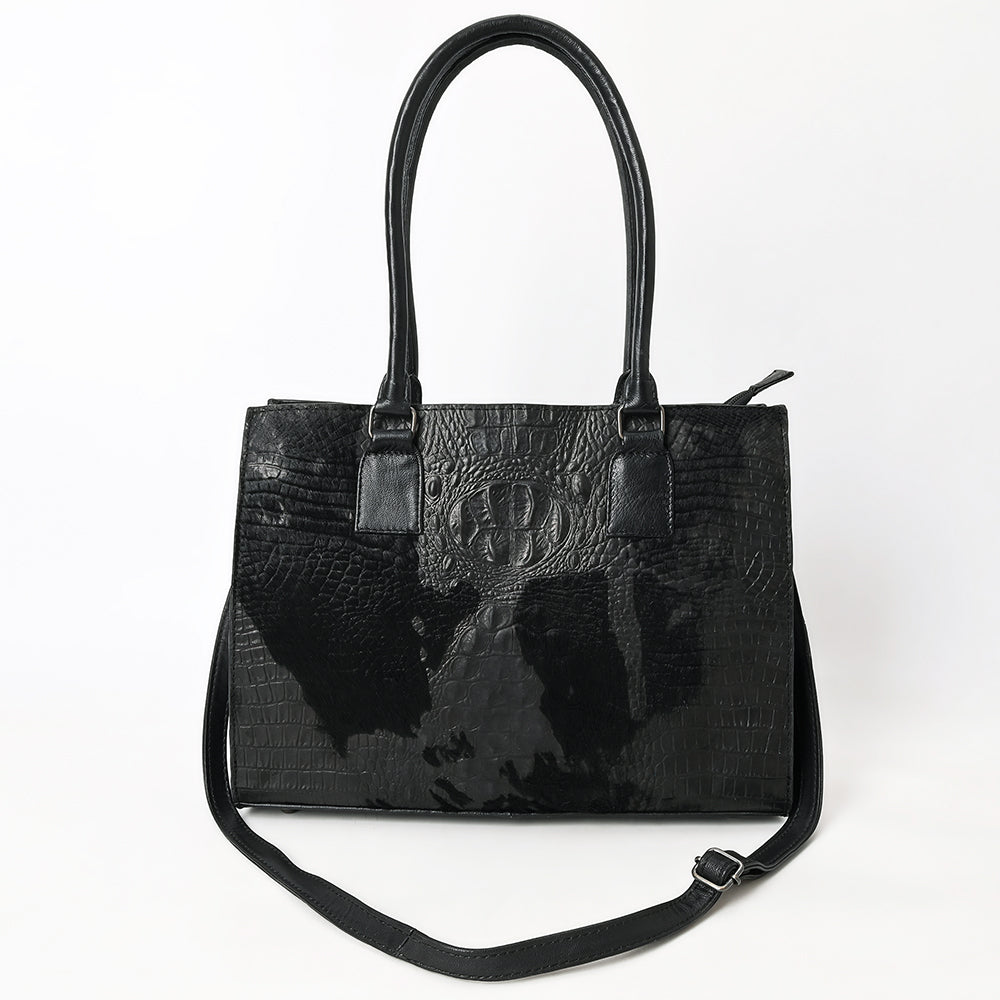 ADBG1561 Embossed Croc Leather Tote - Western Laptop & Travel Bag