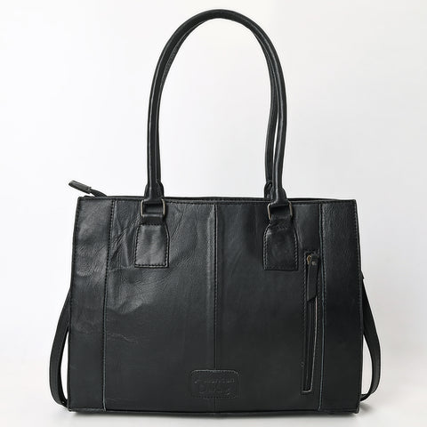 American Darling Western Genuine Leather Crocodile Embossed Tote Bag