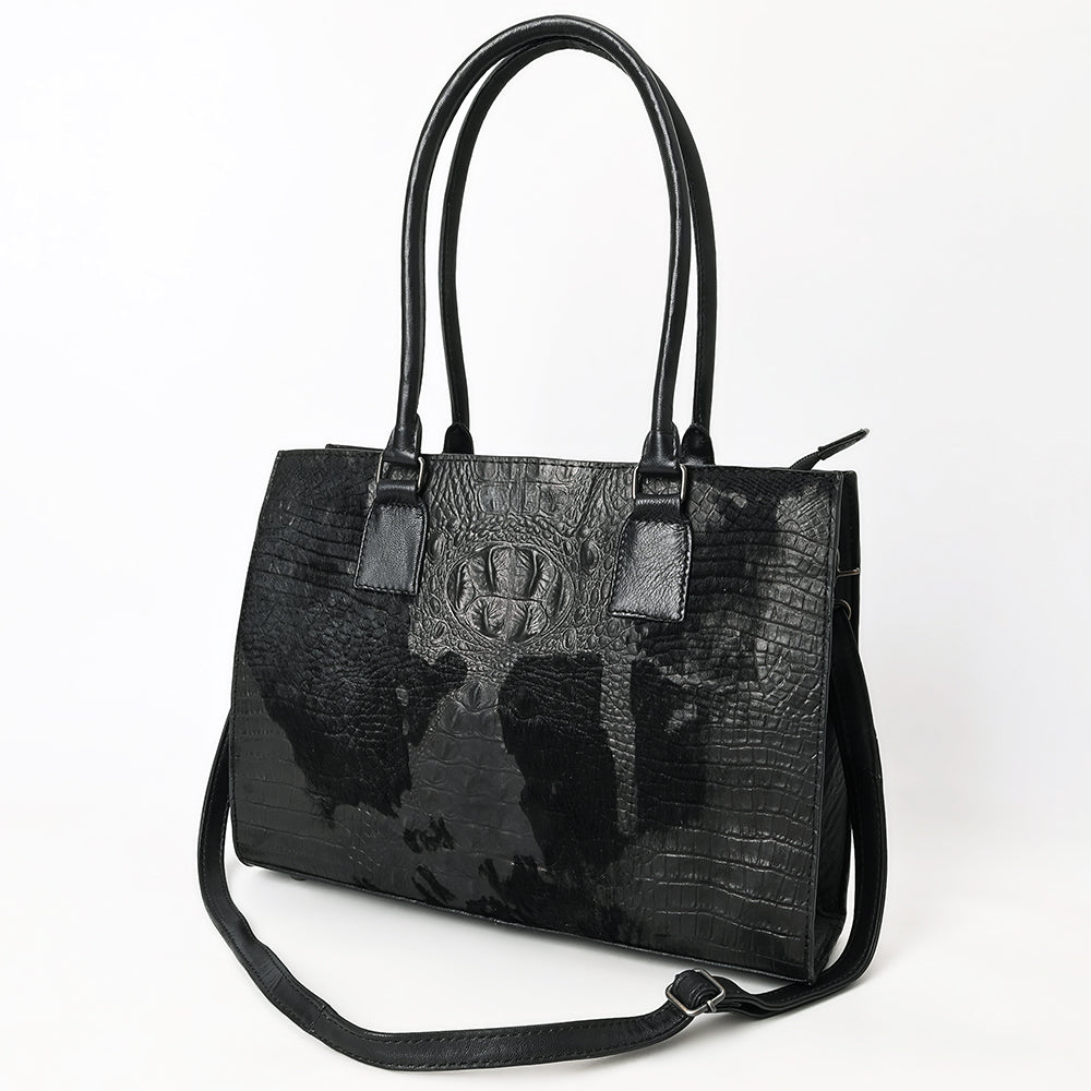 ADBG1561 Embossed Croc Leather Tote - Western Laptop & Travel Bag