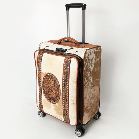 American Darling Western Genuine Leather Travel Case with Hand-Tooled Detailing and Premium Craftsmanship