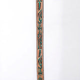 ADHTBR123 Hand tooled Genuine American Leather Hatband Unisex
