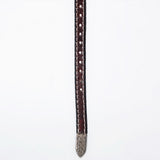 ADHTBR125 Hand tooled Genuine American Leather Hatband Unisex