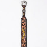 ADHTBR125 Hand tooled Genuine American Leather Hatband Unisex