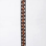ADHTBR126 Hand tooled Genuine American Leather Hatband Unisex