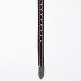 ADHTBR126 Hand tooled Genuine American Leather Hatband Unisex