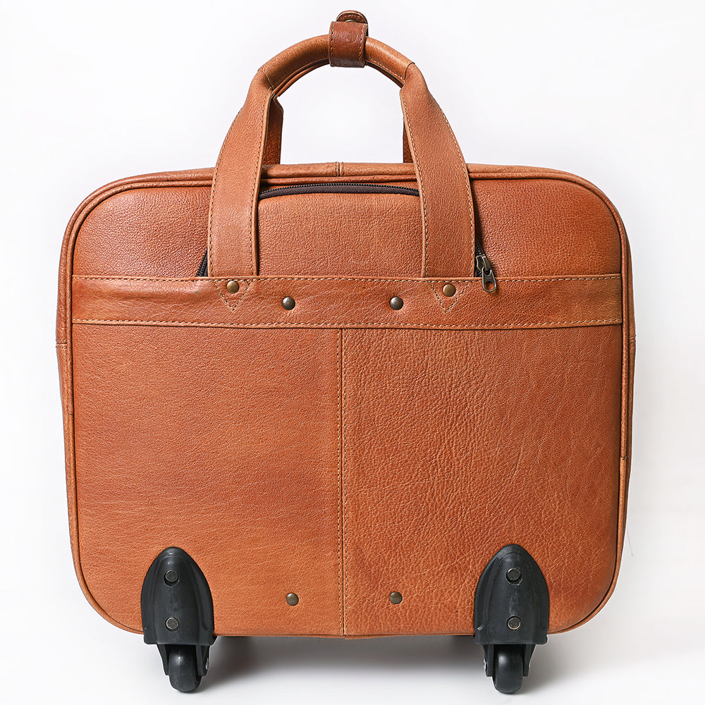 ADBG1602 Travel Case Hand Tooled Genuine Leather women bag western Bag