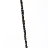 ADBGZ903A Black Hand-Tooled Genuine Leather Crossbody Bag with Chain Strap