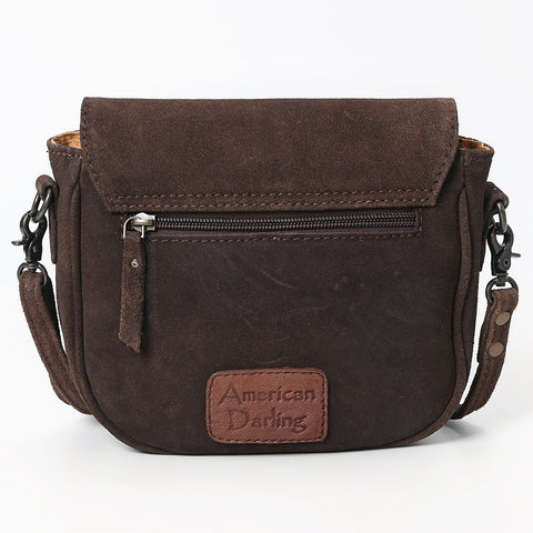 American Darling Western Suede Genuine Leather Crossbody Bag with Craftsmanship ï¿½ Handcrafted Design