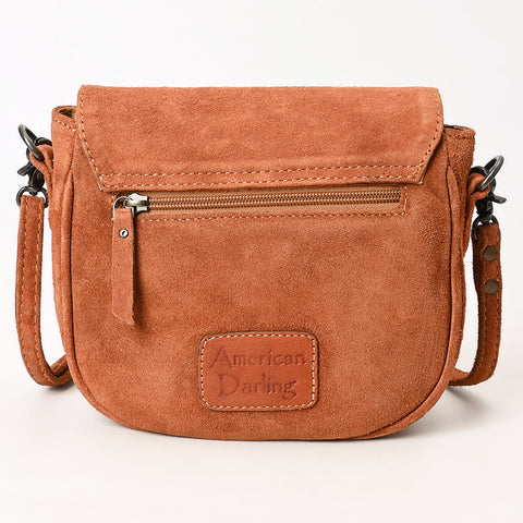 American Darling Western Suede Genuine Leather Crossbody Bag with Craftsmanship ï¿½ Handcrafted Design