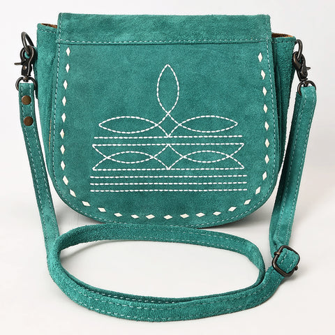 American Darling Western Suede Genuine Leather Crossbody Bag with Craftsmanship ï¿½ Handcrafted Design