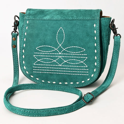 American Darling Western Suede Genuine Leather Crossbody Bag with Craftsmanship ï¿½ Handcrafted Design