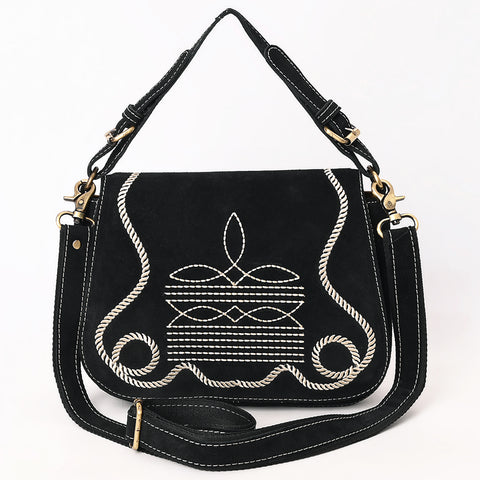 American Darling Genuine suede Western Crossbody Bag with Embroidery