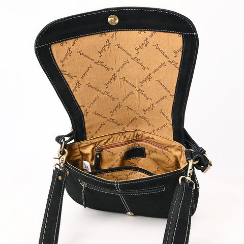 American Darling Genuine suede Western Crossbody Bag with Embroidery