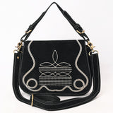 ADBGA670 Crossbody Genuine Western Suede Leather women bag