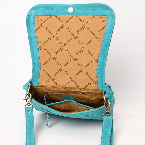 American Darling Genuine suede Western Crossbody Bag with Embroidery