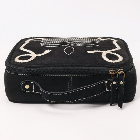 American Darling Boot Genuine suede Jewelry Case with Western Embroidery