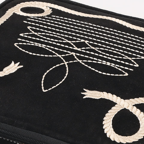 American Darling Boot Genuine suede Jewelry Case with Western Embroidery