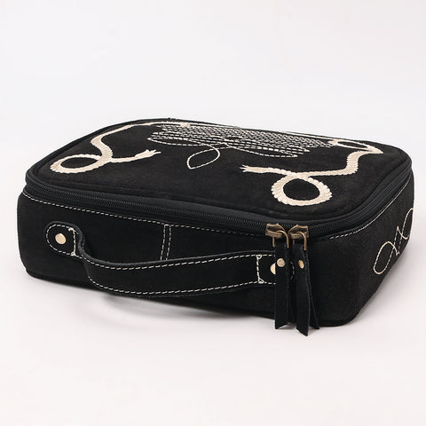 American Darling Boot Genuine suede Jewelry Case with Western Embroidery