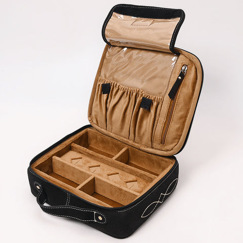 American Darling Boot Genuine suede Jewelry Case with Western Embroidery