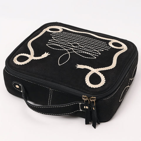 American Darling Boot Genuine suede Jewelry Case with Western Embroidery