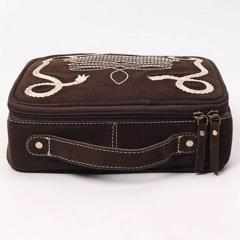 American Darling Boot Genuine suede Jewelry Case with Western Embroidery