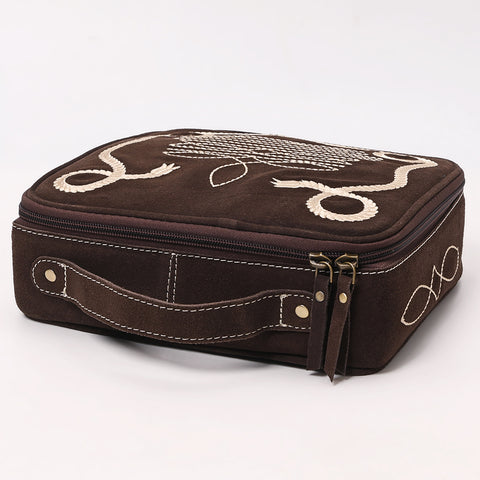 American Darling Boot Genuine suede Jewelry Case with Western Embroidery