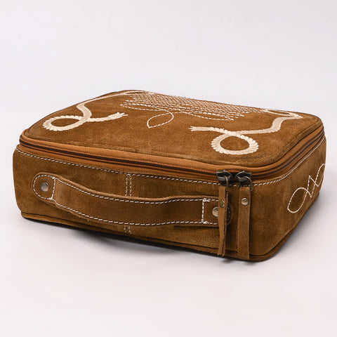 American Darling Boot Genuine suede Jewelry Case with Western Embroidery