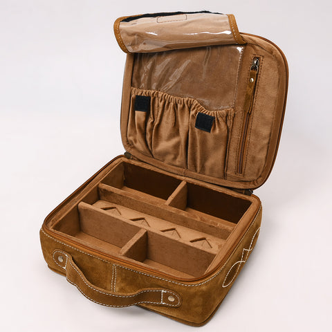 American Darling Boot Genuine suede Jewelry Case with Western Embroidery